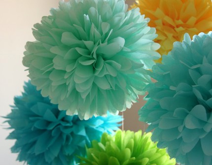 Party Poms: Sweet Party Decorations