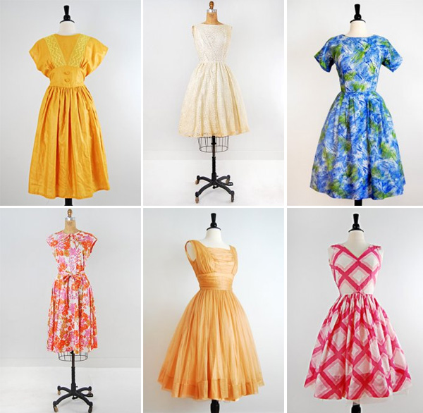 Mad Men vintage dresses. Adore Vintage.  1950s dresses. 1960s dresses. 