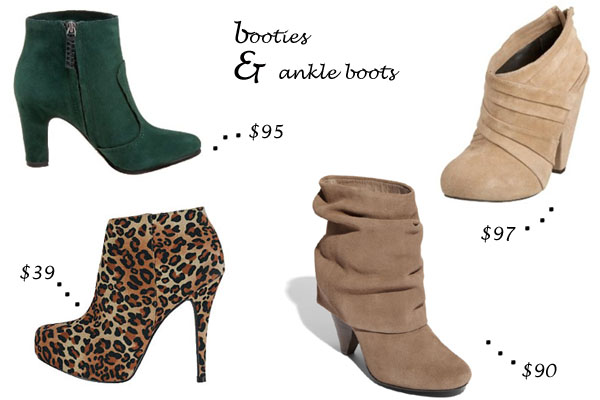 Fab Fall Boots that are affordable; affordable over-the-knee boots; affordable ankle boots; affordable booties; affordable leopard booties; fall shoes trends