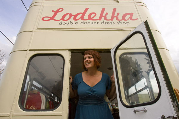 lodekka vintage clothing truck portland oregon; fashion trucks