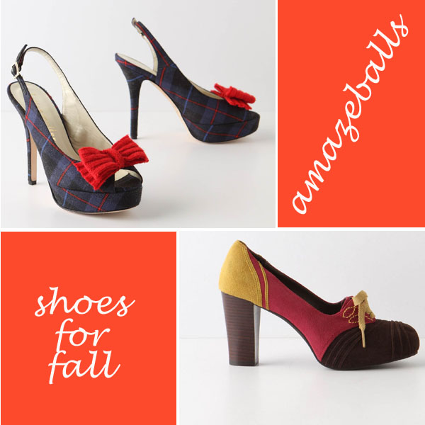 betty mueller heels; heels with bows; shows with bows; colorblock heels