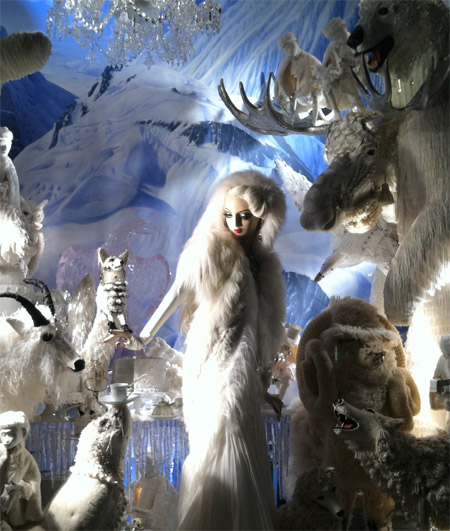 Bergdorf Goodman Carnival of the Animals holiday shop windows