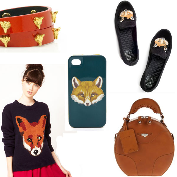 fox fashion; fox sweater; fox brancelt; tory burch fox bracelet; tory burch fox slippers; fox purse; tory burch fox iphone case