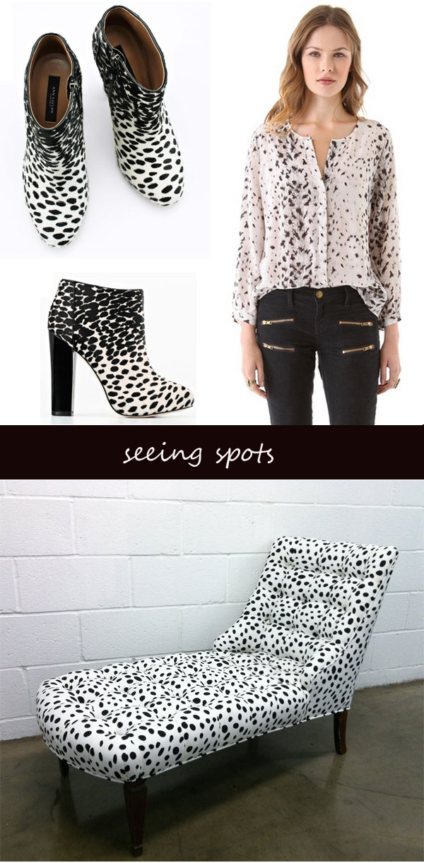 joie snow leopard top; black and white spots; black and whtet leopard print top; ann taylor black and whtet leopard print boots