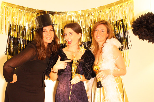 I invited all my best girls (and let a few guys sneak in as well...if they donned tuxes and suits) and in between watching Tina and Amy on TV, we had a blast in the photo booth.