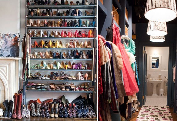 dream-closet; carrie bradshaw's closet; jenna lyons' closet