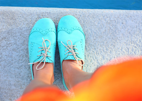 blue suede shoes