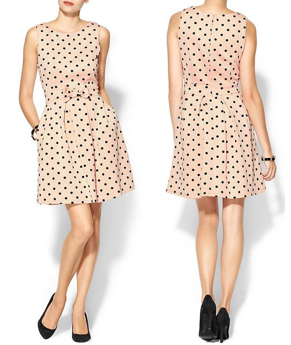 polka dot dress; polka dot party dress; polka dot cocktail dress; pim + larkin polka dot dress; affordable party dresses; affordable cocktail dresses