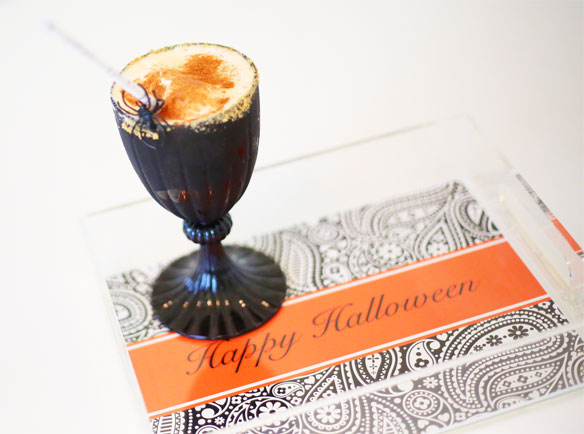 cute halloween tray; where to find affordable lucite trays
