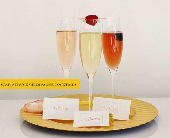 oscar party cocktails champagne cocktail recipes for your oscar party