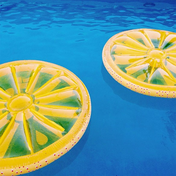 where to find a lemon pool float; photo by hopefully hope instagram