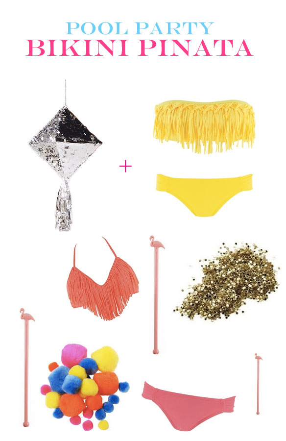 DIY Pinata for a Pool Party