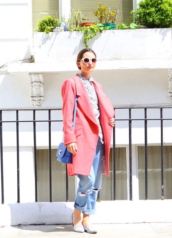 pink coat london | kelly golightly