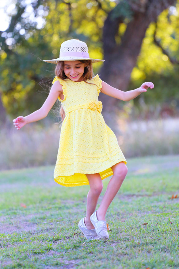 cute yellow dresses for girls