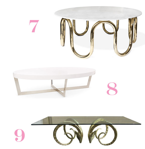 chic coffee tables; chic cocktail tables; stylish coffee tables; white coffee tables; marble coffee tables; rams head coffee table; pink coffee table; cheap but cute coffee tables; yellow coffee table; swan coffee table; jonathan adler coffee table; jonathan adler scalinatella cocktail table