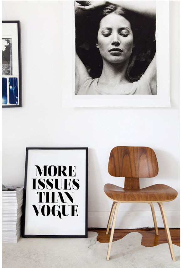 etsy lettersonlove As IF print clueless art prints; more issues than vogue art print; cool affordable art