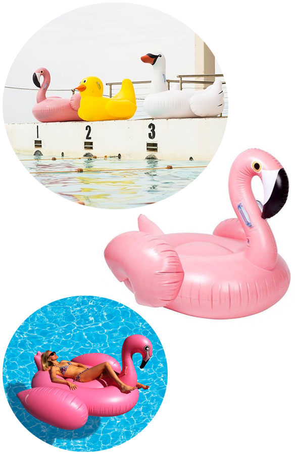 giant inflatable flamingo pool float | kelly golightly