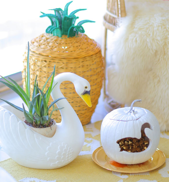 swan pumpkin | kelly golightly