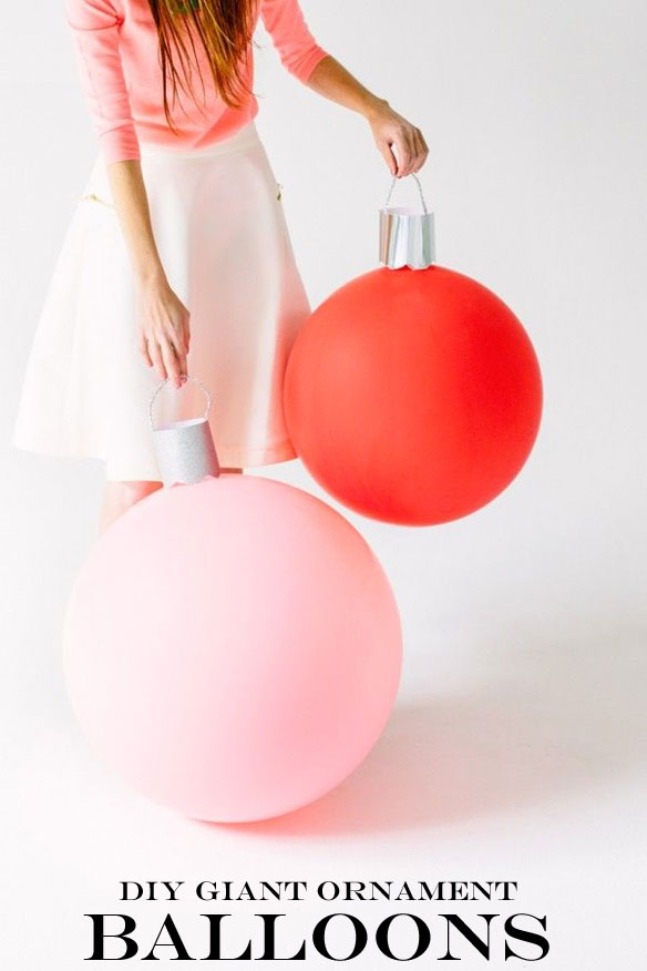 studio diy giant ornament balloons
