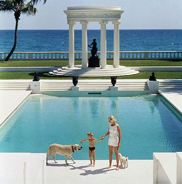 CZ Guest in Palm Beach by Slim Aarons 