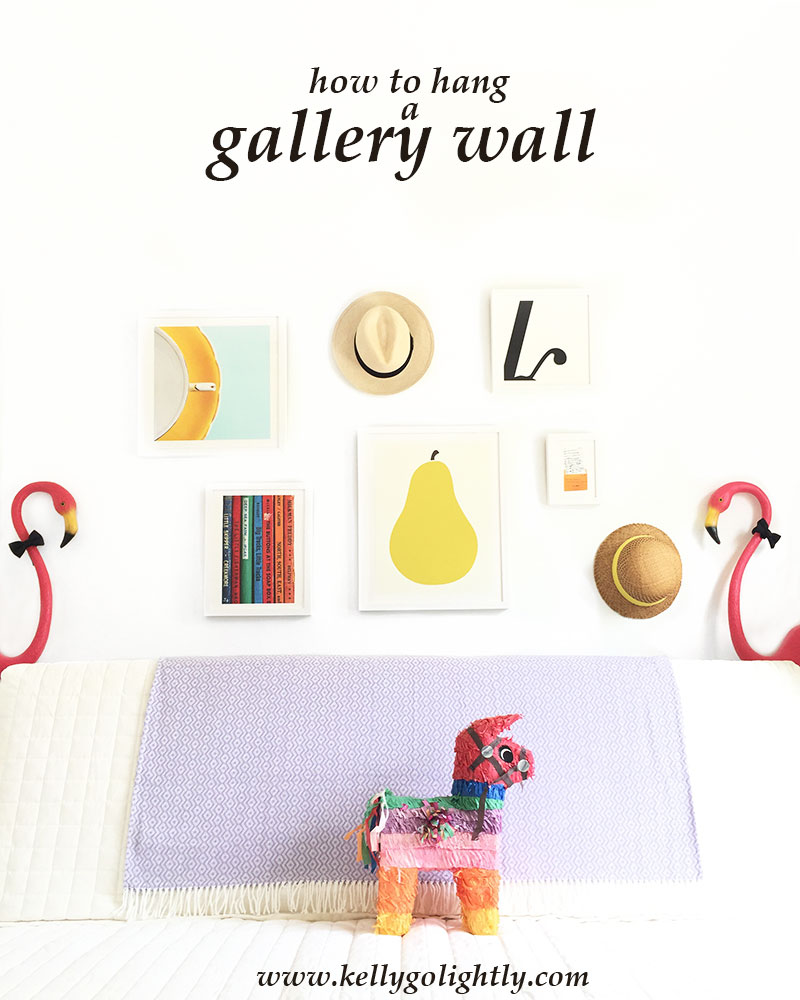 How To Hang a Gallery Wall:  Top lifestyle blogger Kelly Golightly shares how to select art, gives tips for hanging art, and shows how to hang an art wall. | #gallerywalls #artwall #gallerywall #sodomino