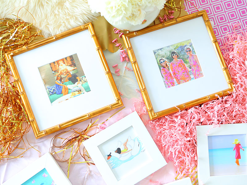 Where To Print & Frame Your Instagrams & Photos Online: Top lifestyle blogger Kelly Golightly shares where to have your art, photos and Instagrams printed and framed online + these framed Instagram Minis that make a perfect gift.  #framebridge