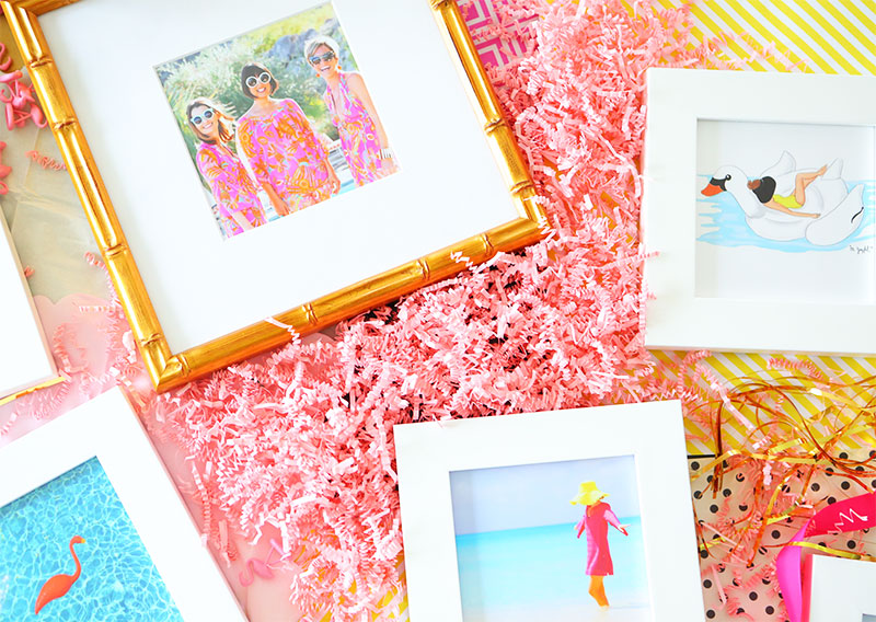 Where To Print + Frame Your Instagrams + Photos Online: Top lifestyle blogger Kelly Golightly shares where to have your art, photos and Instagrams printed and framed online + these framed Instagram Minis that make a perfect gift.  #framebridge