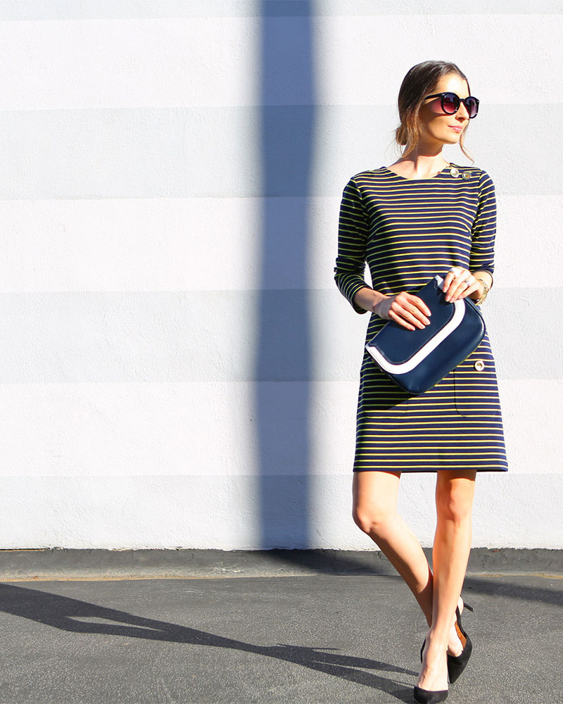 How To Wear A Striped Dress #kellygolightly