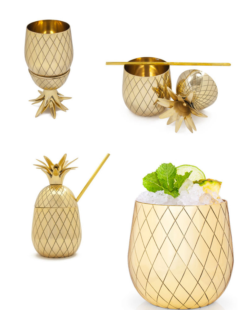 Pineapple Cocktail Tumblers! I need these pineapple glasses in my life STAT! #kellygolightly