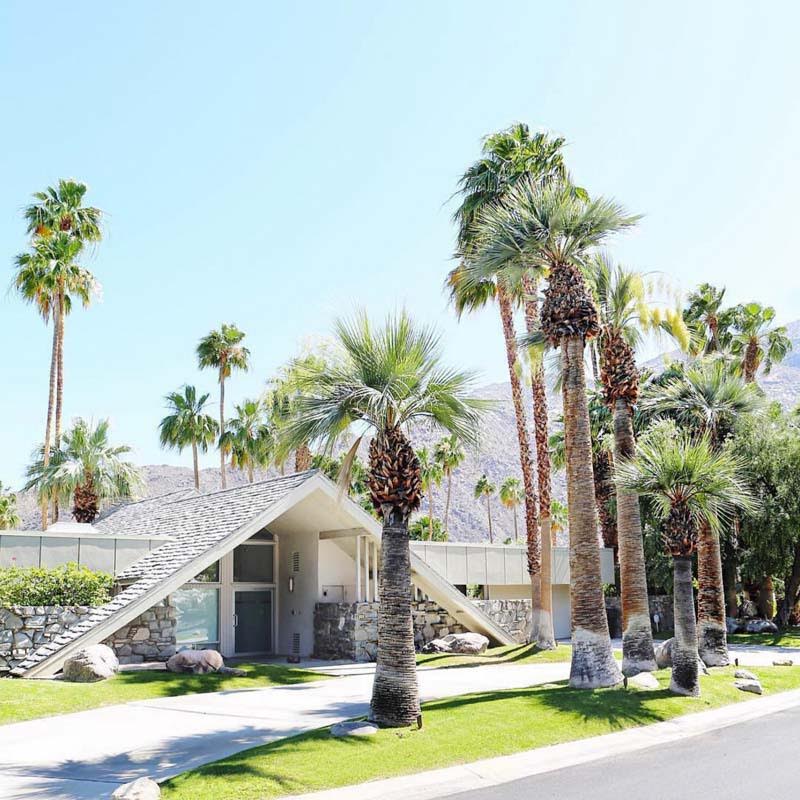 Swiss Miss A-Frame Houses in Palm Springs #kellygolightly