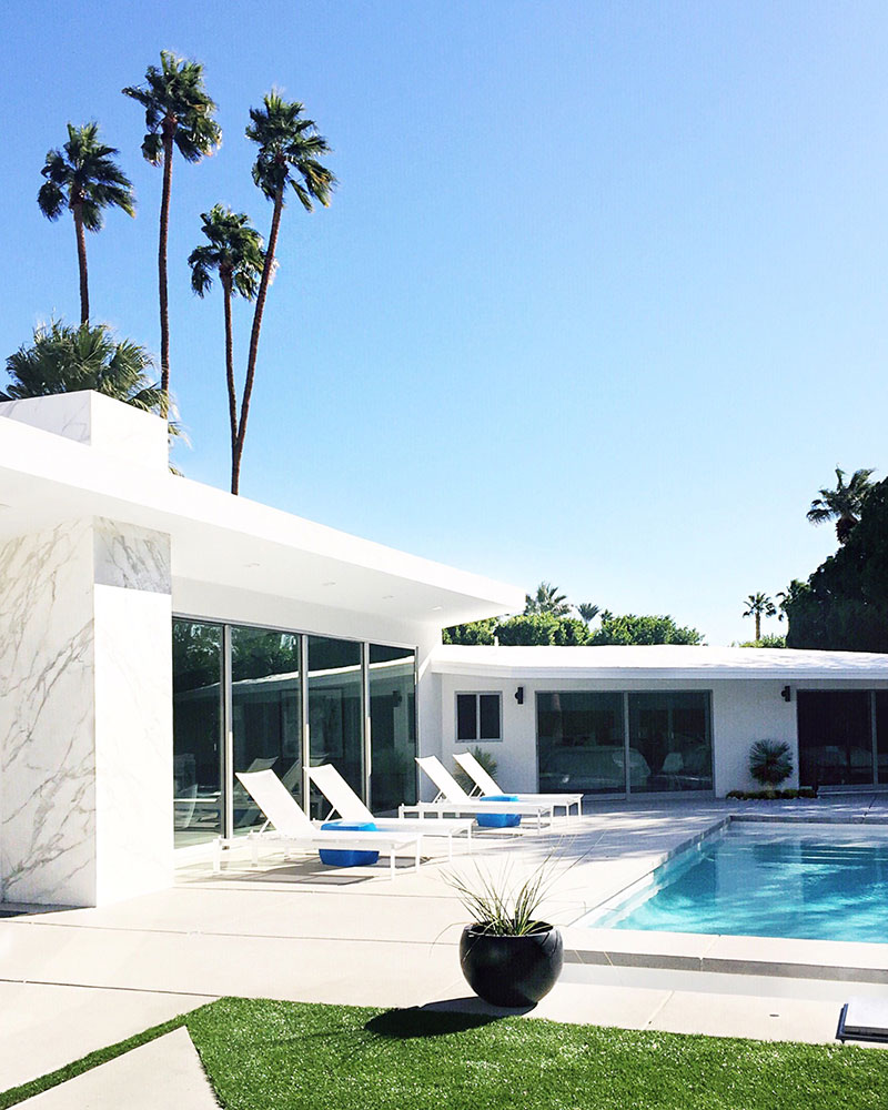Top Modern Vacation Rentals in Palm Springs: The Lawrence by Martyn Lawrence Bullard for Acme House Co. | Kelly Golightly #palmsprings #kellygolightly