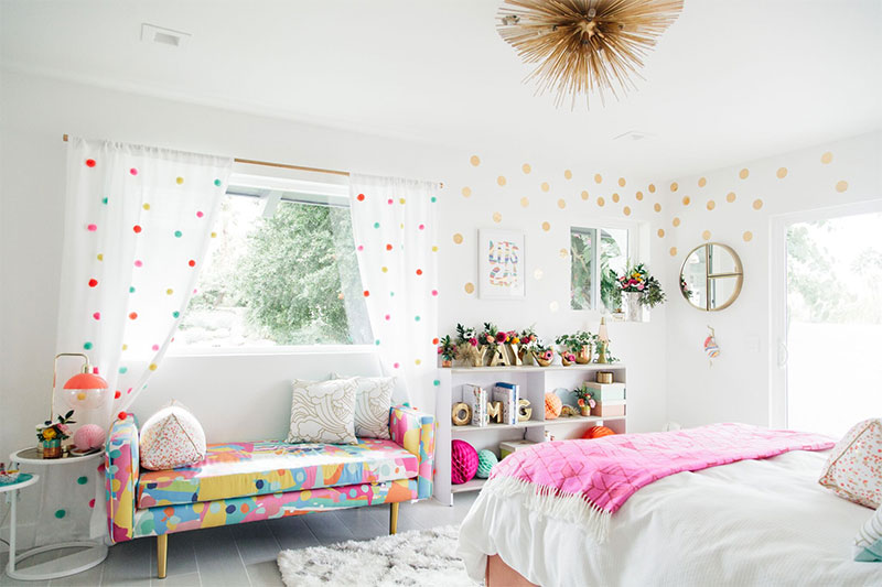 Colorful Decor: Oh Joy! designs Kelly's Golightly's cute kid's room. #ohjoy #targetstyle #villagolightly #interiordesign #ohjoyfurniture