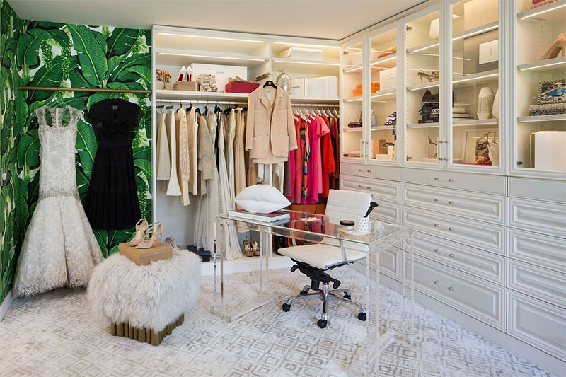 The most glamorous closet ever.
