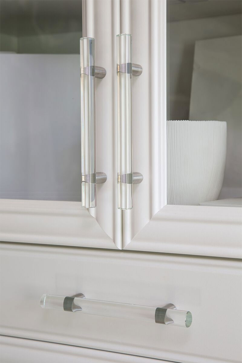 Did you know The Container Store built custom closets with lucite handles?! Click thru to see more...