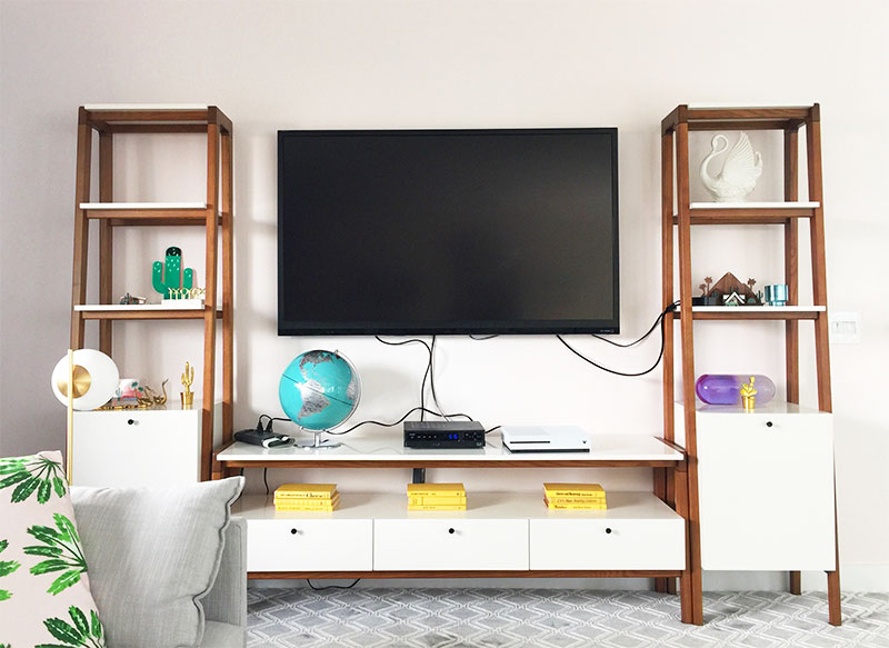 How To Hide Ugly TV Cords + Wires (Hint: There's a new TV that looks like art...really!)