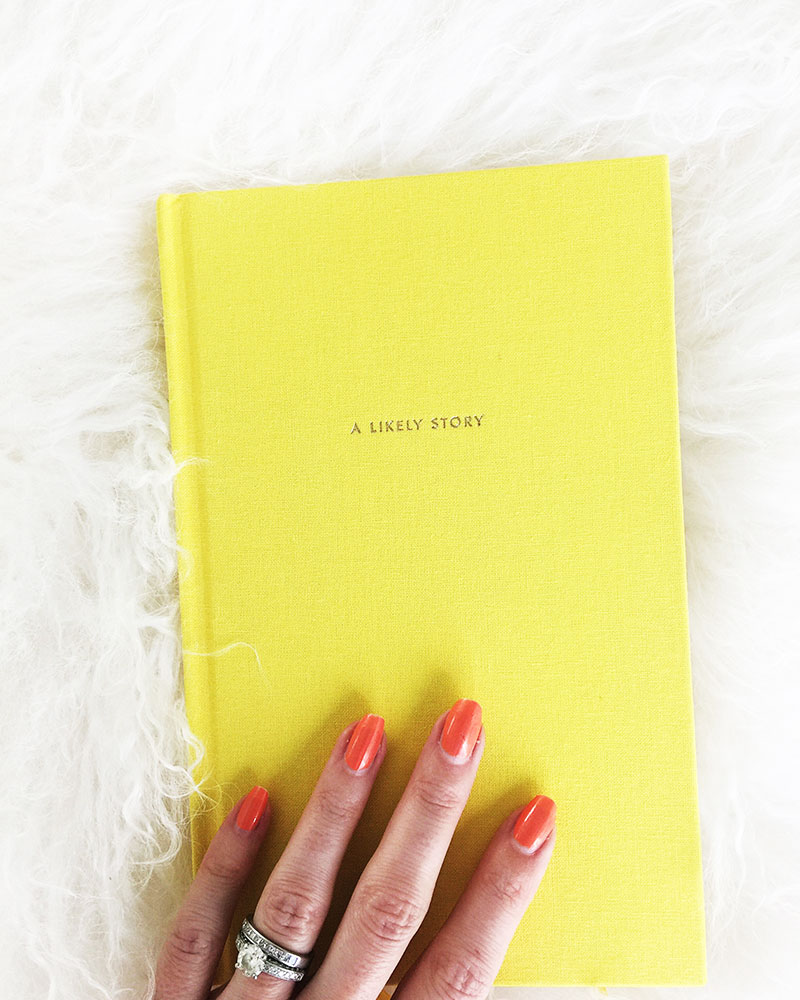 The pretty yellow journal I'm using for The Miracle Morning to help make me a morning person!