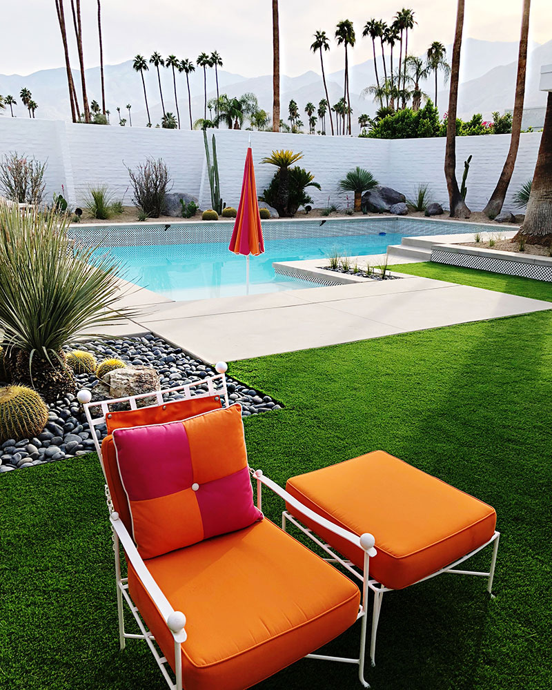 Midcentury modern house in Palm Springs. #psiloveyourhouse