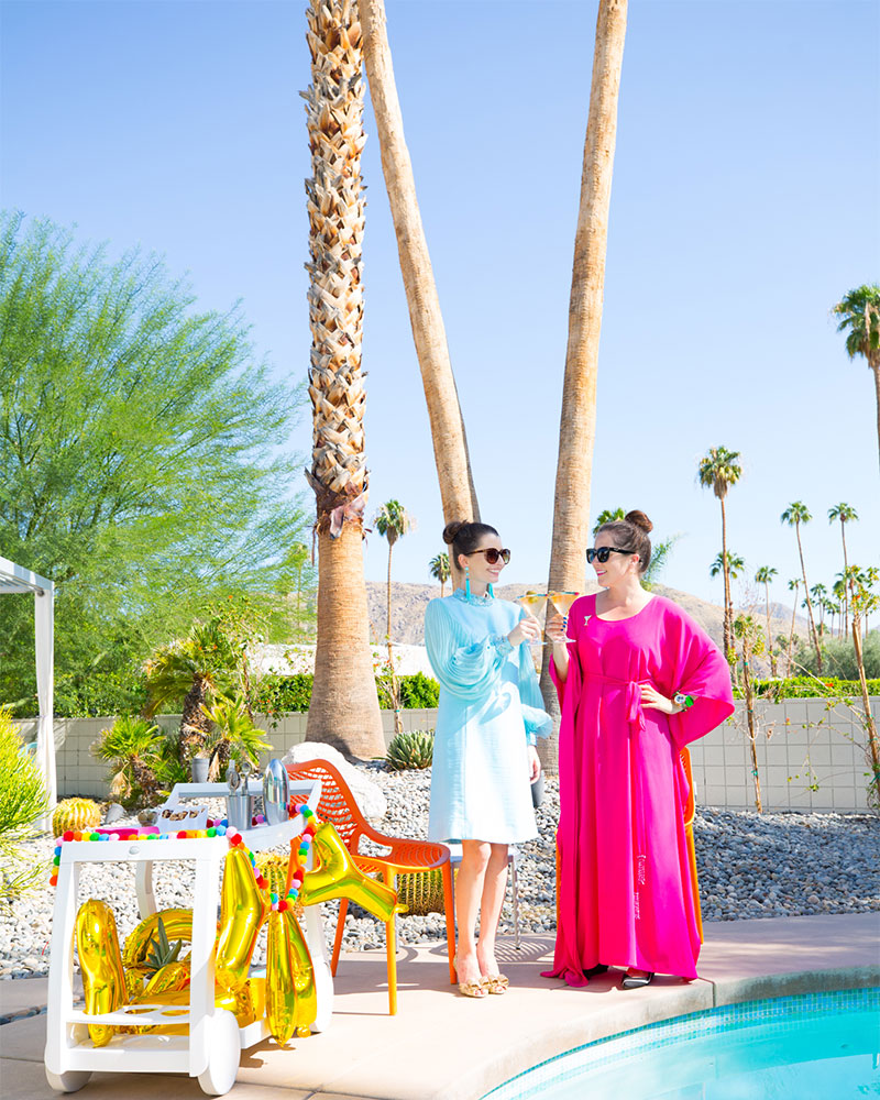 Palm Springs Cocktails + Entertaining with Kelly Golightly + The Charleston Weekender | Photo by Fred Moser