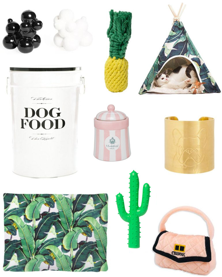 Stylish Gifts for the Pets + Lovers in Your Life: Banana Leaf Pet Bed + TeePee, Cactus Dog Toy+ More Creative + Designer Pet Gift Ideas!