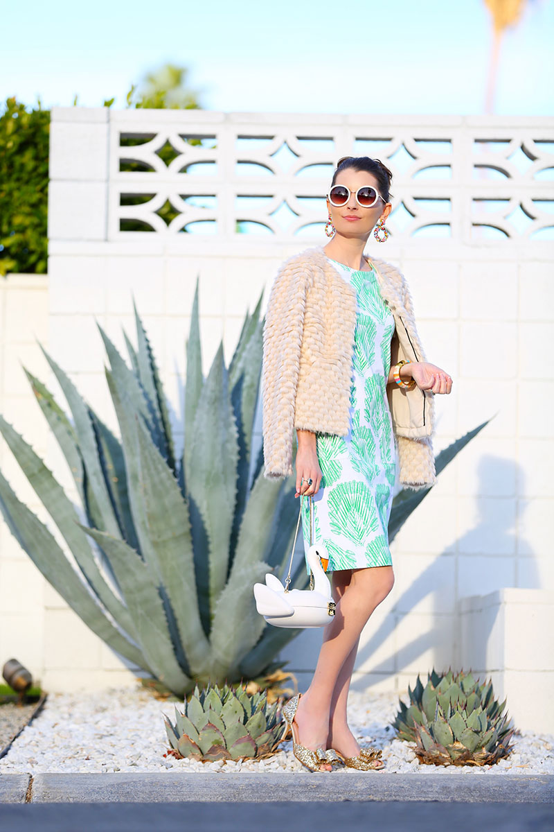 What To Wear To Modernism Week  + PS I LOVE GREEN!