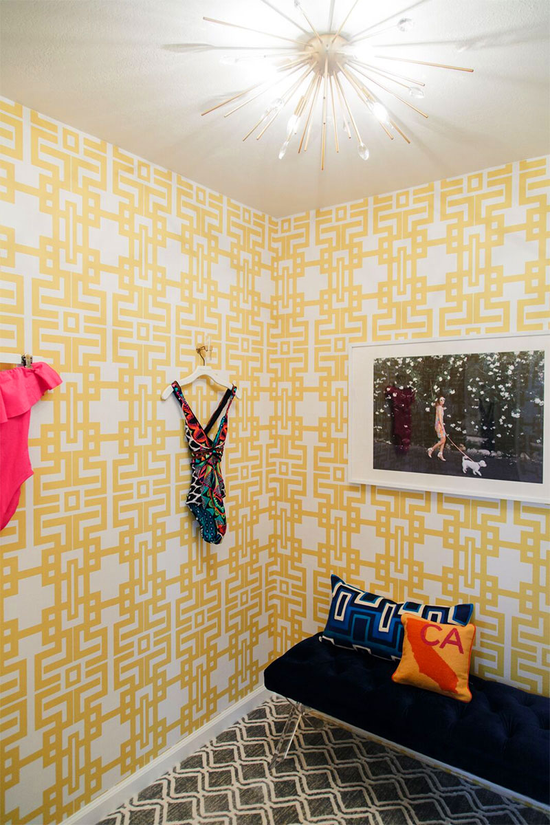 Best Dressing Rooms: Love this changing room in Kelly Golightly's home #VillaGolightly.