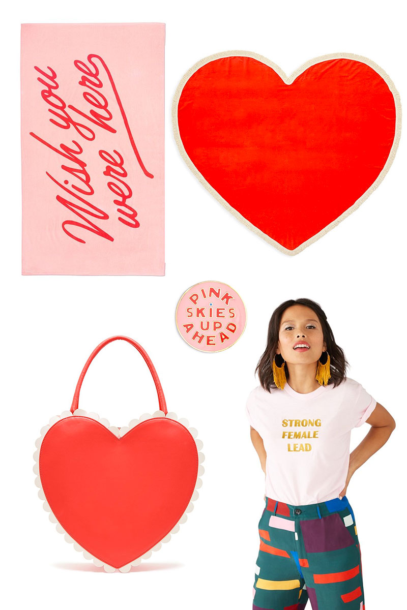Valentine's Day Gift Guide: ban.do heart bags, heart-shaped blankets, heart-shaped bags + more unique Valentine's Day gift ideas. #valentinesday #bando #shopbando
