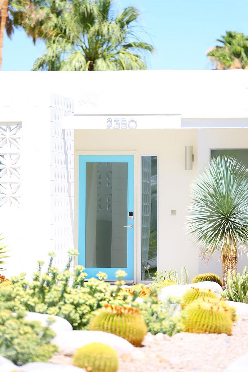 Tiffany Blue Door Palm Springs | Kelly Golightly