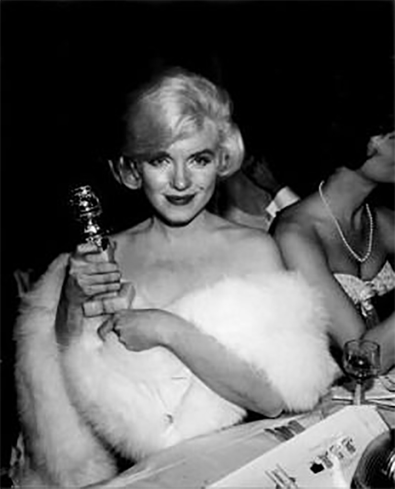 Marilyn at the Golden Globe Awards at Cocoanut Grove Club, Ambassador Hotel, Los Angeles, March 8th 1960