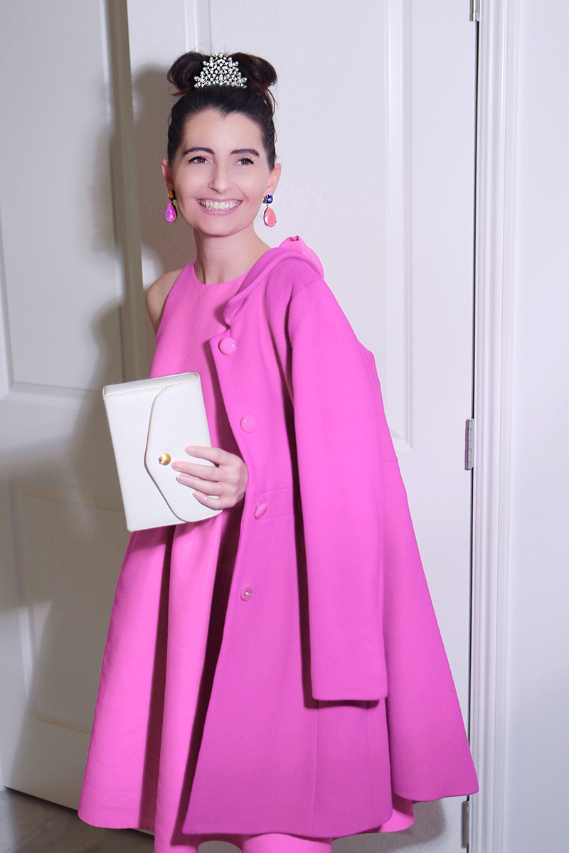 Audrey Hepburn Pink Dress | Kelly Golightly