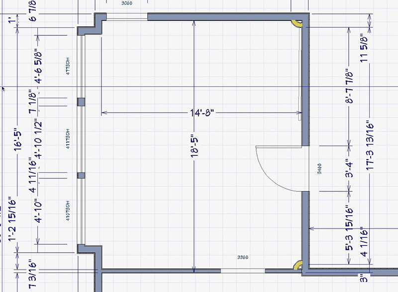 blueprint of the room