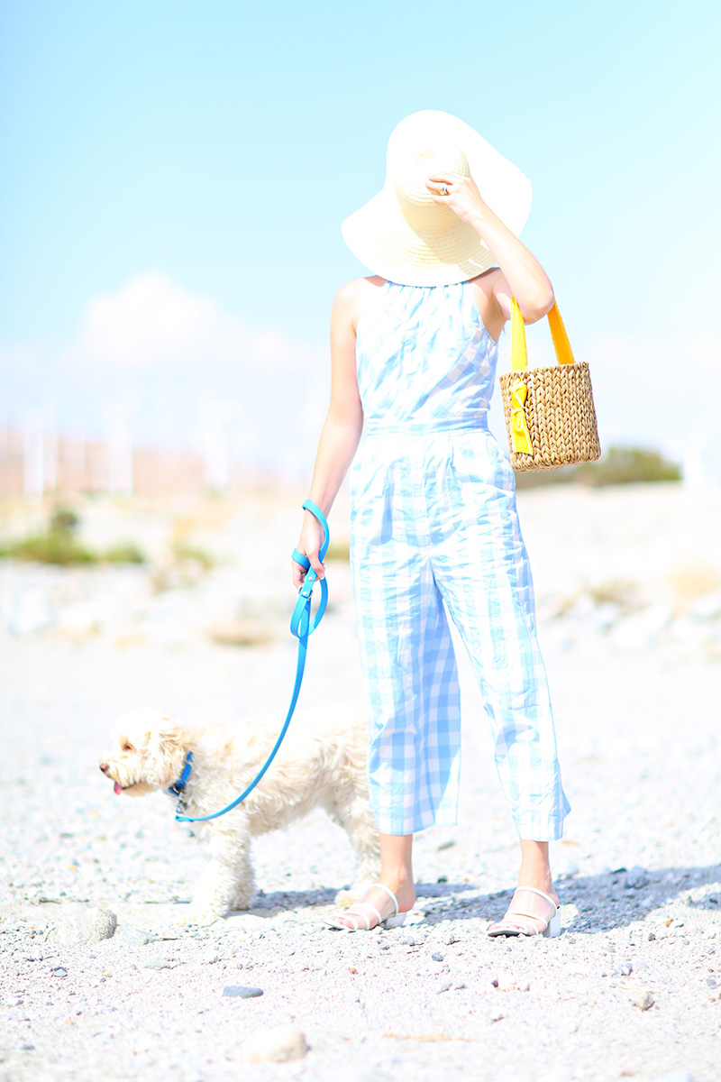 cutest gingham jumpsuits for summer