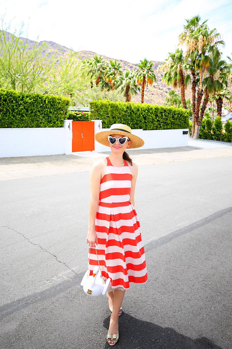 Bold Striped Dresses & Novelty Bags for Summer