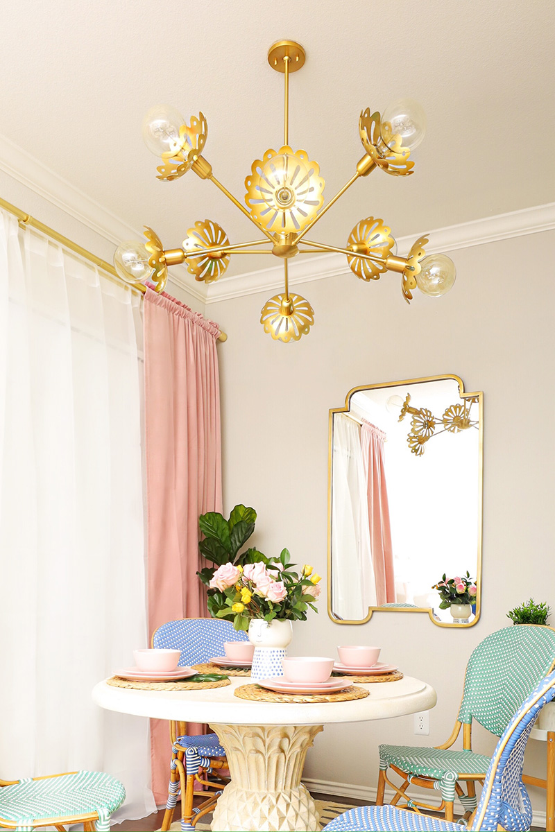 Bachelorette Pad Dining Room Makeover
