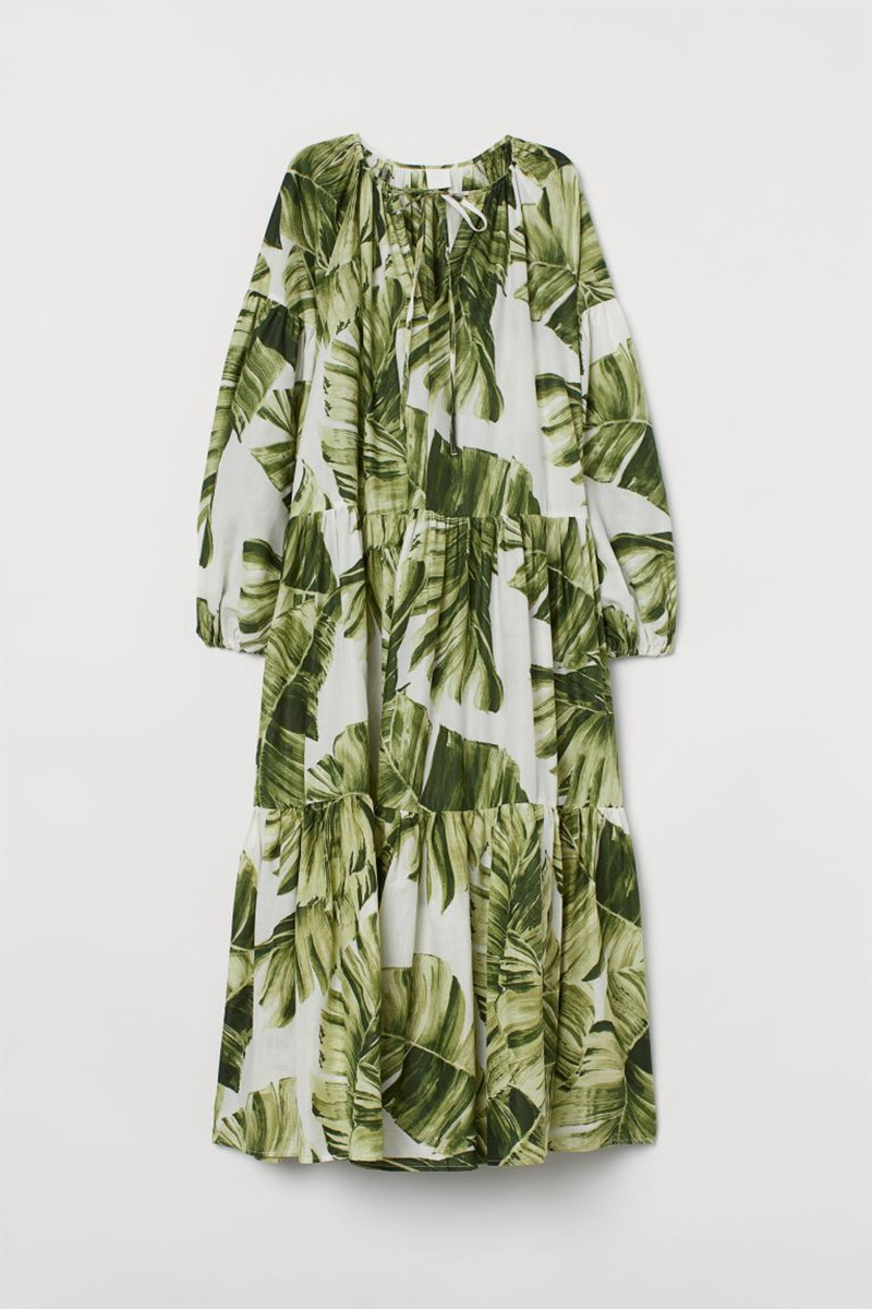 The Palm Leaf Dress I’ve Worn More Than Any Other During Quarantine Is Back In Stock & Under $40!